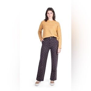 Jetty Women’s Shoreline Wide-Leg Pants / Size 28 / Brand NWT / Navy and Burgundy